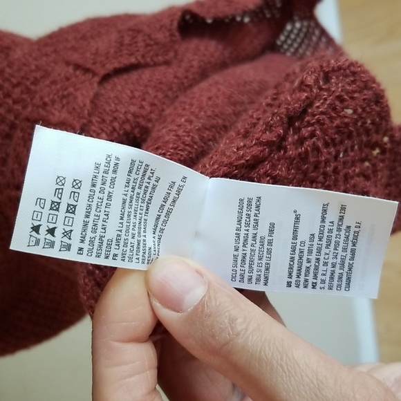 American Eagle Outfitters Knitted Crochet Sweater Dress - Picture 5 of 6